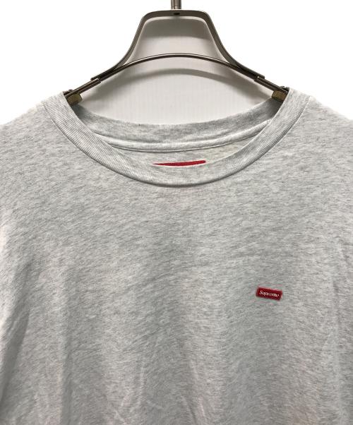 SUPREME（シュプリーム）SUPREME (シュプリーム) Small Box Logo L/S Tee（スモール ボックス ロゴ ロングスリーブ ティー） グレー サイズ:Lの古着・服飾アイテム