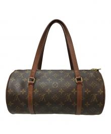 LOUIS VUITTON（ルイ ヴィトン）の古着「パピヨンGM ハンドバッグ」｜ブラウン