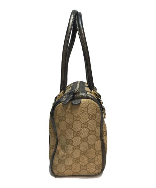 GUCCI（グッチ）GUCCI (グッチ) GGキャンバス ミニボストンバッグ ベージュの古着・服飾アイテム