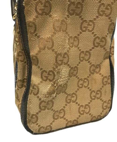 GUCCI（グッチ）GUCCI (グッチ) GGキャンバス ミニボストンバッグ ベージュの古着・服飾アイテム