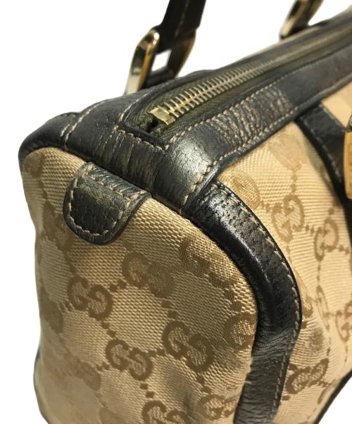 GUCCI（グッチ）GUCCI (グッチ) GGキャンバス ミニボストンバッグ ベージュの古着・服飾アイテム
