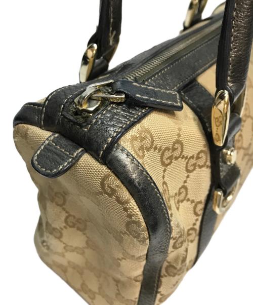 GUCCI（グッチ）GUCCI (グッチ) GGキャンバス ミニボストンバッグ ベージュの古着・服飾アイテム
