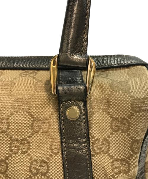 GUCCI（グッチ）GUCCI (グッチ) GGキャンバス ミニボストンバッグ ベージュの古着・服飾アイテム