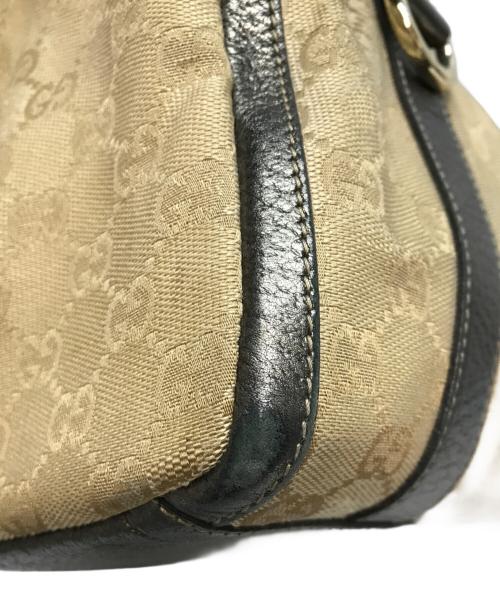 GUCCI（グッチ）GUCCI (グッチ) GGキャンバス ミニボストンバッグ ベージュの古着・服飾アイテム
