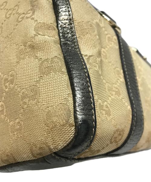 GUCCI（グッチ）GUCCI (グッチ) GGキャンバス ミニボストンバッグ ベージュの古着・服飾アイテム