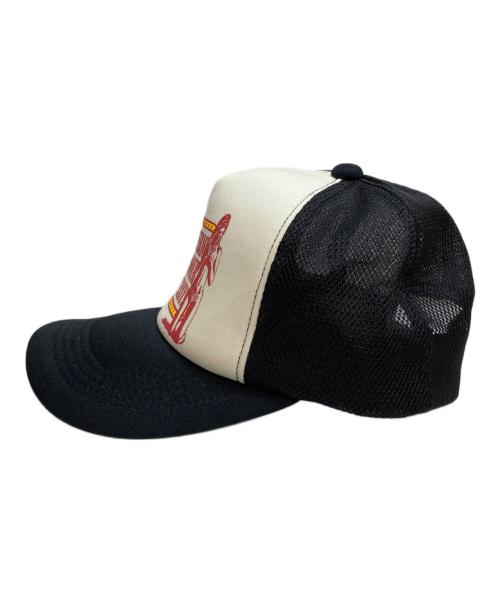 Hysteric Glamour（ヒステリックグラマー）Hysteric Glamour (ヒステリックグラマー) Ridin'Easy Mesh Cap ライディンイージー メッシュキャップ ブラック×ホワイト サイズ:Freeの古着・服飾アイテム