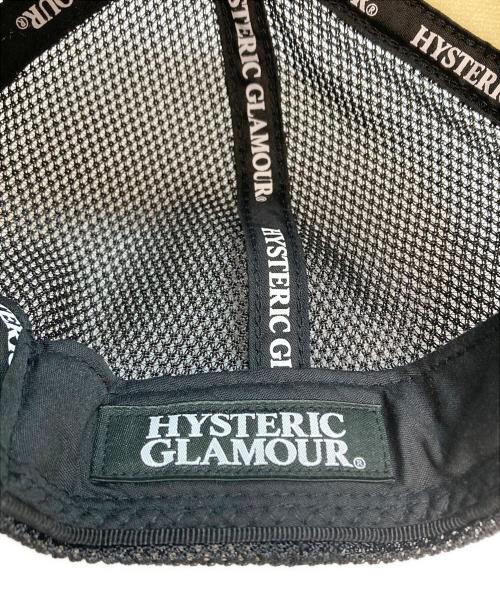 Hysteric Glamour（ヒステリックグラマー）Hysteric Glamour (ヒステリックグラマー) Ridin'Easy Mesh Cap ライディンイージー メッシュキャップ ブラック×ホワイト サイズ:Freeの古着・服飾アイテム