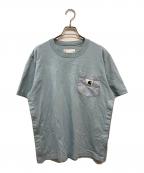sacai×Carhartt WIPサカイ×カーハート ワーク イン プログレス）の古着「23AWポケットTシャツ」｜ブルー