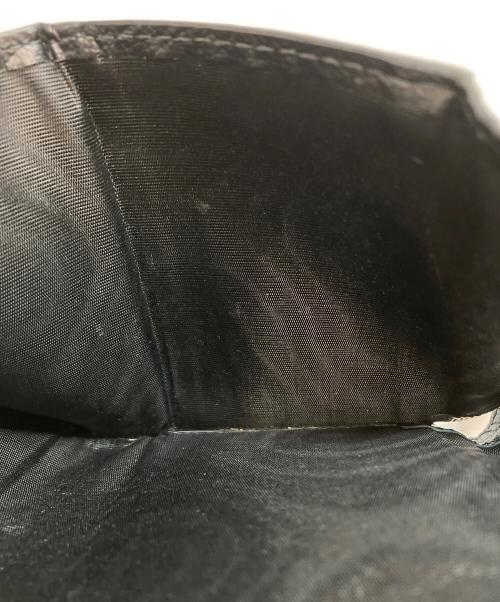 Maison Margiela（メゾンマルジェラ）Maison Margiela (メゾンマルジェラ) 4ステッチ 三つ折り ウォレット　レザー ブラックの古着・服飾アイテム