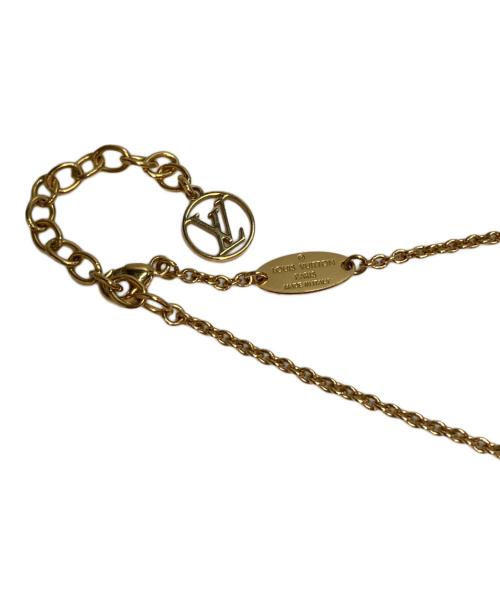 LOUIS VUITTON（ルイ ヴィトン）LOUIS VUITTON (ルイ ヴィトン) エッセンシャルVネックレス ロゴ ゴールドの古着・服飾アイテム