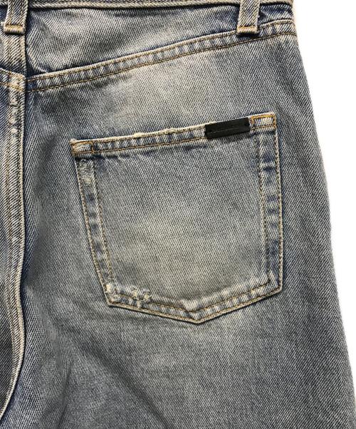 Saint Laurent Paris（サンローランパリ）Saint Laurent Paris (サンローランパリ) デニムパンツ スカイブルー サイズ:66cm(W26)の古着・服飾アイテム