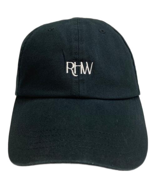 Ron Herman（ロンハーマン）Ron Herman (ロンハーマン) RHW刺繍キャップ ブラック サイズ:Freeの古着・服飾アイテム