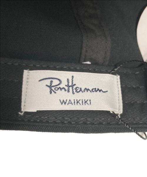 Ron Herman（ロンハーマン）Ron Herman (ロンハーマン) RHW刺繍キャップ ブラック サイズ:Freeの古着・服飾アイテム