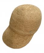 HELEN KAMINSKIヘレンカミンスキー）の古着「Ryder Raffia Braid Cap ハット」｜ナチュラル