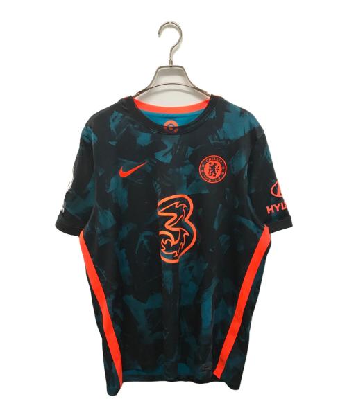 NIKE（ナイキ）NIKE (ナイキ) チェルシーFC ゲームシャツ ネイビー×ブラック サイズ:XLの古着・服飾アイテム