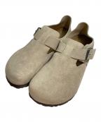 BIRKENSTOCKビルケンシュトック）の古着「ロンドン サボサンダル スエード」｜ベージュ/トープ