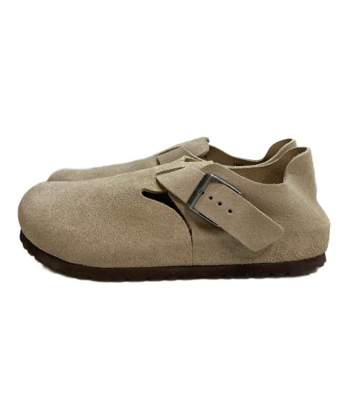 BIRKENSTOCK（ビルケンシュトック）BIRKENSTOCK (ビルケンシュトック) ロンドン サボサンダル スエード ベージュ/トープ サイズ:37の古着・服飾アイテム