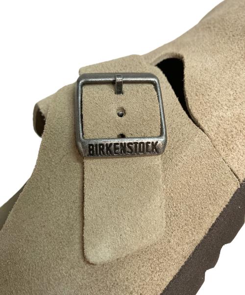 BIRKENSTOCK（ビルケンシュトック）BIRKENSTOCK (ビルケンシュトック) ロンドン サボサンダル スエード ベージュ/トープ サイズ:37の古着・服飾アイテム