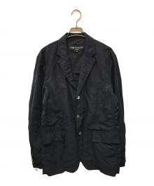 COMME des GARCONS HOMME（コムデギャルソン オム）の古着「リネンテーラードジャケット」｜ネイビー