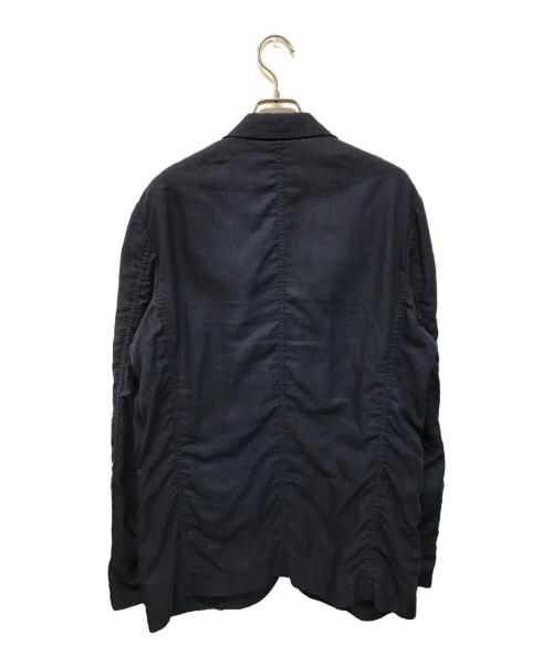 COMME des GARCONS HOMME（コムデギャルソン オム）COMME des GARCONS HOMME (コムデギャルソン オム) リネンテーラードジャケット ネイビー サイズ:Mの古着・服飾アイテム