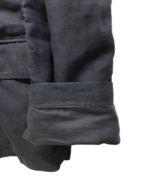 COMME des GARCONS HOMME（コムデギャルソン オム）COMME des GARCONS HOMME (コムデギャルソン オム) リネンテーラードジャケット ネイビー サイズ:Mの古着・服飾アイテム