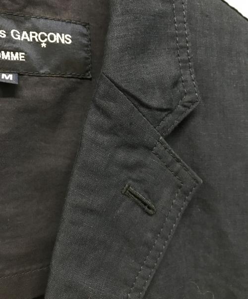 COMME des GARCONS HOMME（コムデギャルソン オム）COMME des GARCONS HOMME (コムデギャルソン オム) リネンテーラードジャケット ネイビー サイズ:Mの古着・服飾アイテム