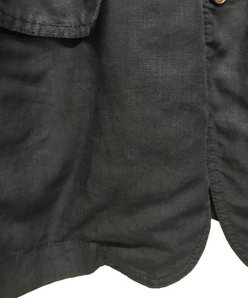 COMME des GARCONS HOMME（コムデギャルソン オム）COMME des GARCONS HOMME (コムデギャルソン オム) リネンテーラードジャケット ネイビー サイズ:Mの古着・服飾アイテム
