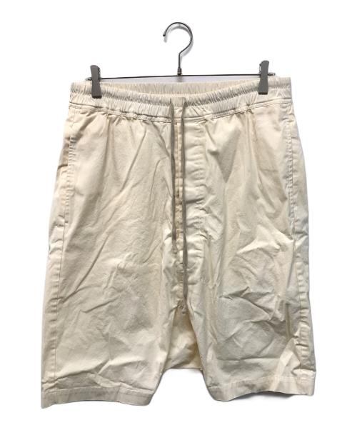 RICK OWENS（リックオウエンス）RICK OWENS (リックオウエンス) ドローストリングサルエルハーフパンツ アイボリー サイズ:IT50/US40の古着・服飾アイテム