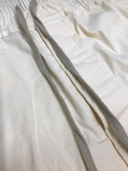 RICK OWENS（リックオウエンス）RICK OWENS (リックオウエンス) ドローストリングサルエルハーフパンツ アイボリー サイズ:IT50/US40の古着・服飾アイテム
