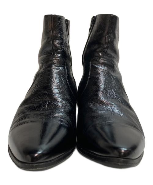 Saint Laurent Paris（サンローランパリ）Saint Laurent Paris (サンローランパリ) サイドジップ ヒールブーツ 15AW エディ期 ブラック サイズ:43の古着・服飾アイテム