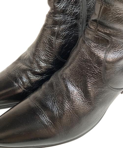 Saint Laurent Paris（サンローランパリ）Saint Laurent Paris (サンローランパリ) サイドジップ ヒールブーツ 15AW エディ期 ブラック サイズ:43の古着・服飾アイテム