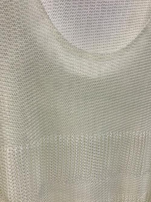 PLEATS PLEASE（プリーツプリーズ）PLEATS PLEASE (プリーツプリーズ) プリーツメッシュタンクトップ アイボリー サイズ:SIZE 3の古着・服飾アイテム