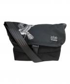 Manhattan Portage BLACK LABEL×WILDSIDEマンハッタンポーテージ ブラックレーベル×ワイルドサイド）の古着「MESSENGER BAG(XS) ナイロンショルダーバッグ」