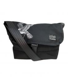 Manhattan Portage BLACK LABEL×WILDSIDE（マンハッタンポーテージ ブラックレーベル×ワイルドサイド）の古着「MESSENGER BAG(XS) ナイロンショルダーバッグ」
