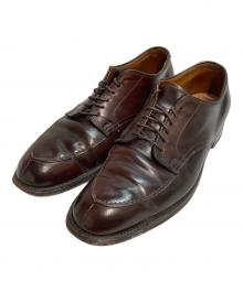 Alden×TASSELS（オールデン×タッセル）の古着「コードバンＶチップシューズ レザー レースアップ　　　」｜ブラウン