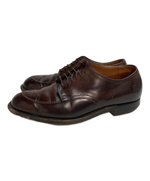 Alden（オールデン）Alden (オールデン) TASSELS (タッセル) コードバンＶチップシューズ レザー レースアップ　　　 ブラウン サイズ:10の古着・服飾アイテム