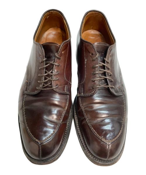 Alden（オールデン）Alden (オールデン) TASSELS (タッセル) コードバンＶチップシューズ レザー レースアップ　　　 ブラウン サイズ:10の古着・服飾アイテム
