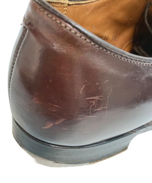 Alden（オールデン）Alden (オールデン) TASSELS (タッセル) コードバンＶチップシューズ レザー レースアップ　　　 ブラウン サイズ:10の古着・服飾アイテム