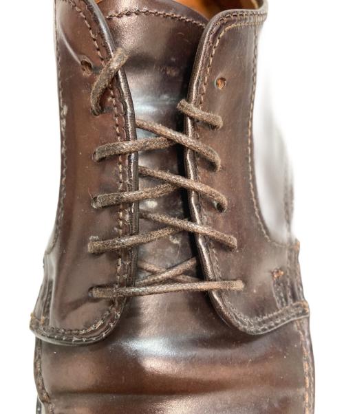Alden（オールデン）Alden (オールデン) TASSELS (タッセル) コードバンＶチップシューズ レザー レースアップ　　　 ブラウン サイズ:10の古着・服飾アイテム