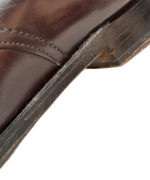 Alden（オールデン）Alden (オールデン) TASSELS (タッセル) コードバンＶチップシューズ レザー レースアップ　　　 ブラウン サイズ:10の古着・服飾アイテム
