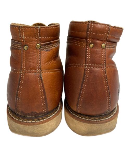THOROGOOD（ソログッド）THOROGOOD (ソログッド) モンキーブーツ ルーファー レザー レースアップ ブラウン サイズ:8 1/2の古着・服飾アイテム