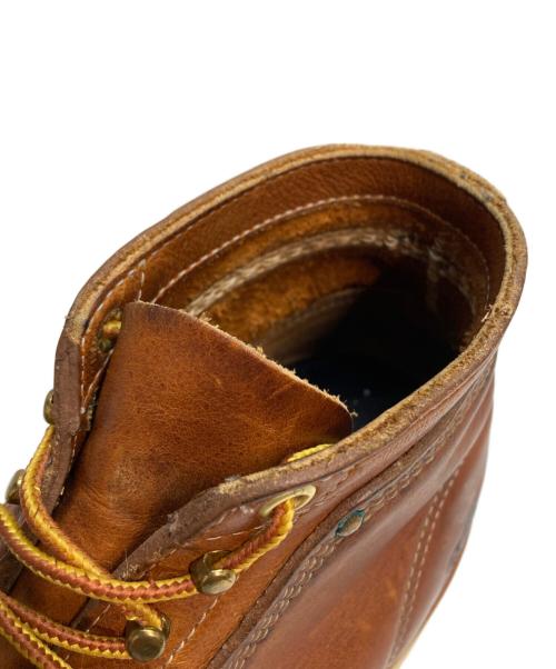 THOROGOOD（ソログッド）THOROGOOD (ソログッド) モンキーブーツ ルーファー レザー レースアップ ブラウン サイズ:8 1/2の古着・服飾アイテム