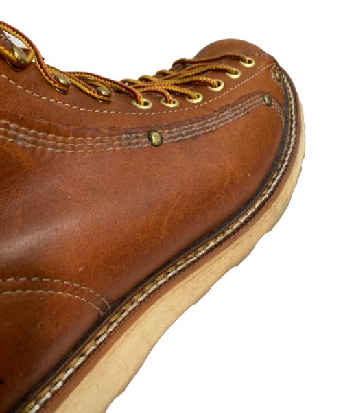 THOROGOOD（ソログッド）THOROGOOD (ソログッド) モンキーブーツ ルーファー レザー レースアップ ブラウン サイズ:8 1/2の古着・服飾アイテム