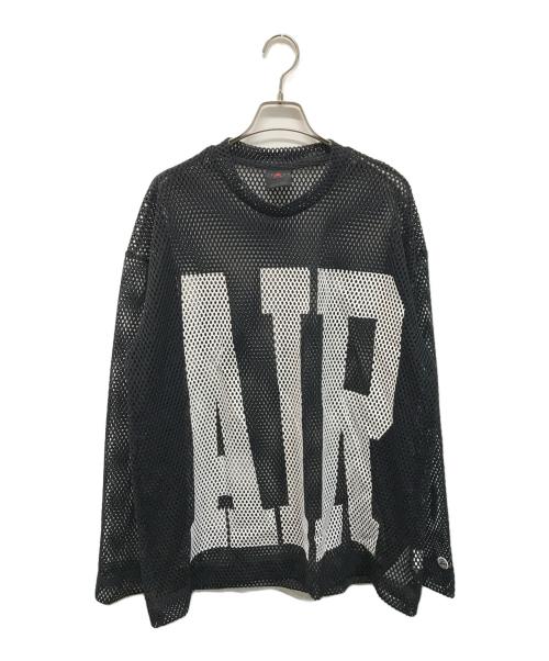 JORDAN（ジョーダン）JORDAN (ジョーダン) UNION (ユニオン) FRAGMENT DESIGN (フラグメントデザイン) メッシュカットソー ブラック サイズ:Sの古着・服飾アイテム