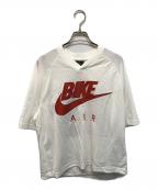 JORDAN×NIGEL SYLVESTERジョーダン×ナイジェル シルベスター）の古着「BIKE JERSEY S/S TOP SAIL（バイク ジャージ ショートスリーブ トップ セイル） メッシュ半袖カットソー」｜ホワイト