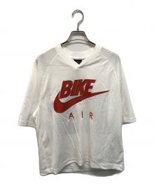 JORDAN×NIGEL SYLVESTER（ジョーダン×ナイジェル シルベスター）の古着「BIKE JERSEY S/S TOP SAIL（バイク ジャージ ショートスリーブ トップ セイル） メッシュ半袖カットソー」｜ホワイト