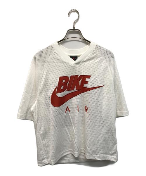 JORDAN（ジョーダン）JORDAN (ジョーダン) NIGEL SYLVESTER (ナイジェル シルベスター) BIKE JERSEY S/S TOP SAIL（バイク ジャージ ショートスリーブ トップ セイル） メッシュ半袖カットソー ホワイト サイズ:Sの古着・服飾アイテム