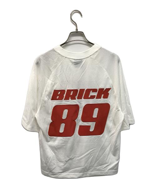 JORDAN（ジョーダン）JORDAN (ジョーダン) NIGEL SYLVESTER (ナイジェル シルベスター) BIKE JERSEY S/S TOP SAIL（バイク ジャージ ショートスリーブ トップ セイル） メッシュ半袖カットソー ホワイト サイズ:Sの古着・服飾アイテム