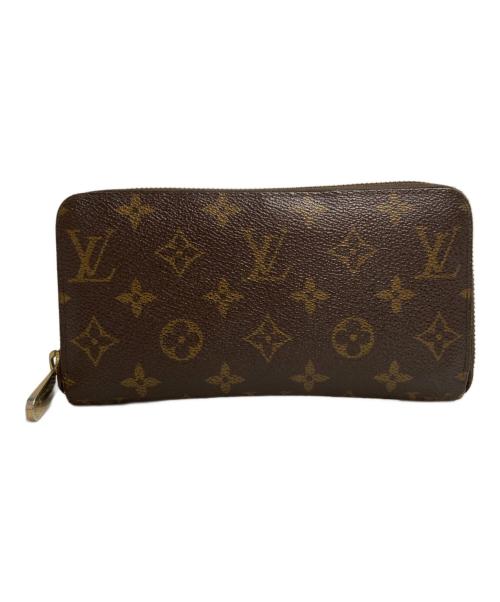 LOUIS VUITTON（ルイ ヴィトン）LOUIS VUITTON (ルイ ヴィトン) モノグラム ジッピー ウォレット 長財布 ラウンドジップ レザー ロゴ ブラウンの古着・服飾アイテム