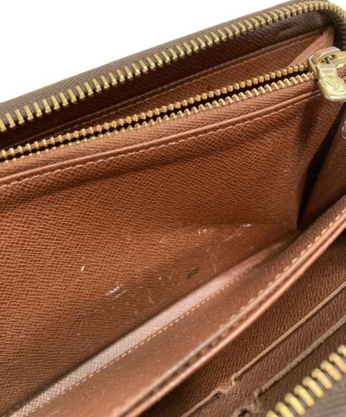 LOUIS VUITTON（ルイ ヴィトン）LOUIS VUITTON (ルイ ヴィトン) モノグラム ジッピー ウォレット 長財布 ラウンドジップ レザー ロゴ ブラウンの古着・服飾アイテム
